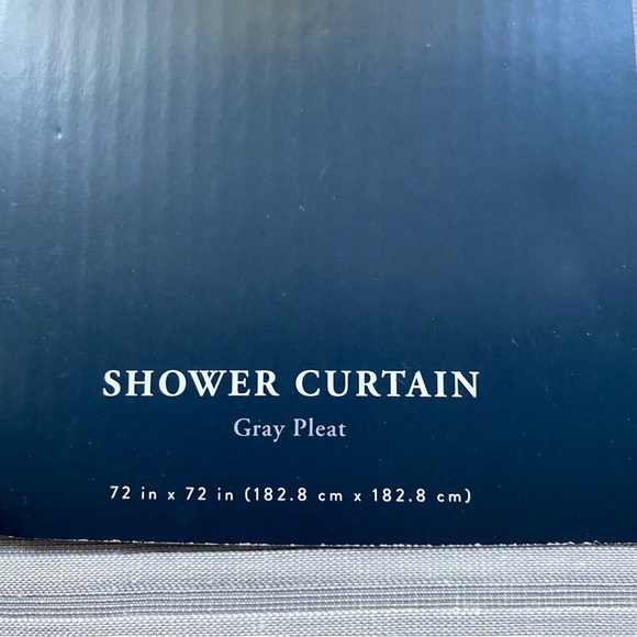 Gray Fabric Shower Curtain by FIELDCREST NWT - Picture 6 of 8